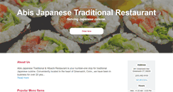 Desktop Screenshot of abisjapanesetraditionalrestaurant.com